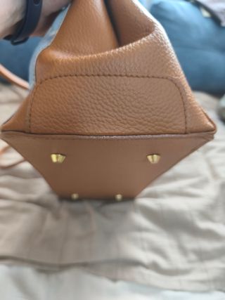 Bolso cuero italiano gatitos