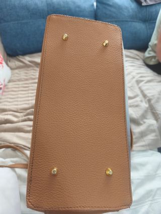 Bolso cuero italiano gatitos