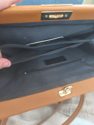 Bolso cuero italiano gatitos