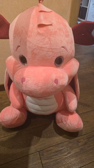 Peluche Drago Rosa 70cm