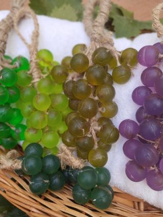 Jabón glicerina artesanal - uvas