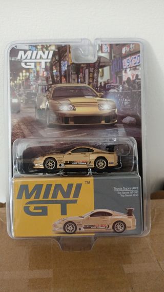 Mini GT Toyota Supra Top Secret Gold Blister MiJo