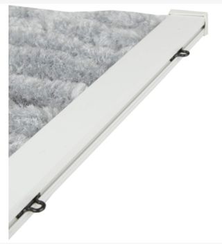 Cortina terciopelo azul gris 56x185cm