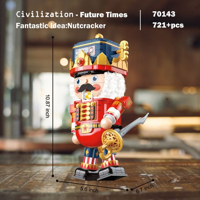 Cascanueces Lego 721+ piezas