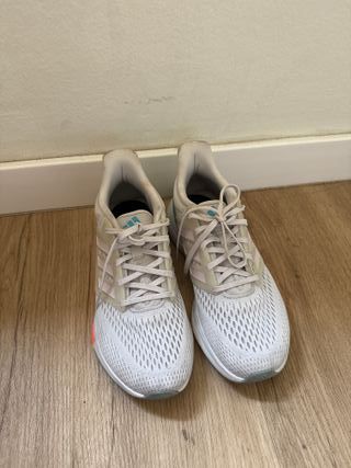 Zapatillas Adidas Running - Beige/Blanco