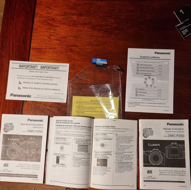 Panasonic Lumix DMC-FZ50 Cámara