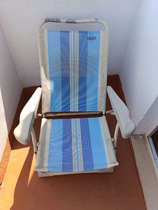Silla playa Crespo plegable (Ver fotos)