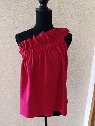 Blusa roja Zara - Talla única