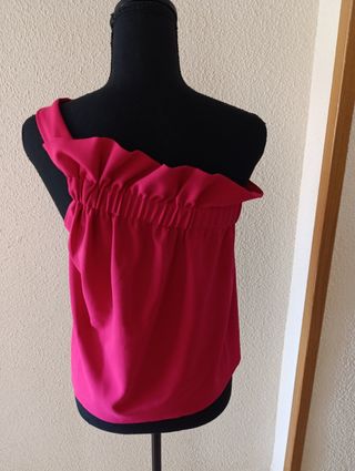 Blusa roja Zara - Talla única