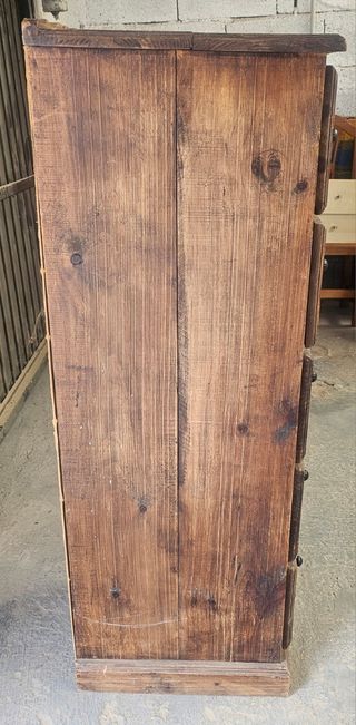 Mueble rústico 5 cajones madera