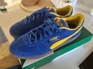 Zapatillas Puma Palermo Azul-Amarillo 
