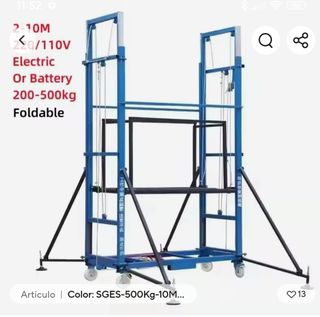 Andamio eléctrico 10m.  4000€ oigo ofertas serias