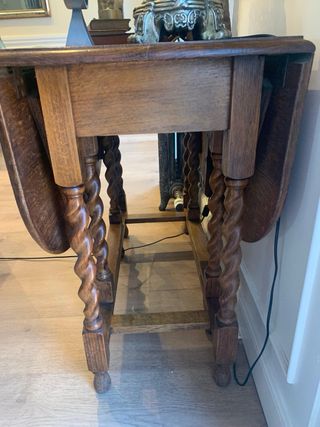 Mesa extensible madera maciza