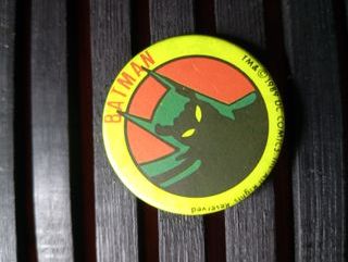 Chapa Batman 1989 DC Comics Vintage Badge