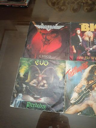 6 Singles Vinilo Hard Rock