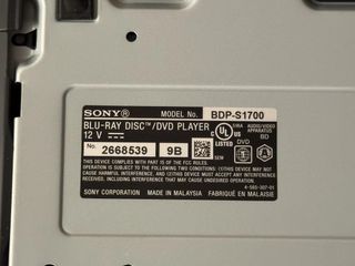 Reproductor DVD Sony - Excelente estado como nuevo