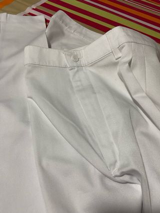 Pantalón blanco caballero
