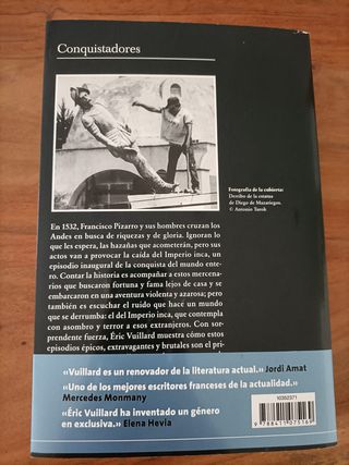 Conquistadores, novela de Éric Vuillard