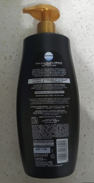 Leocrema Crema Corpo Olio di Argan