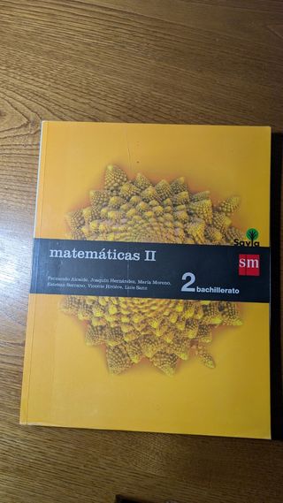 Matemáticas II. 2 Bachillerato. Savia