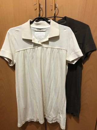 Polos Thomas Burberry - Verde Oliva y Blanco