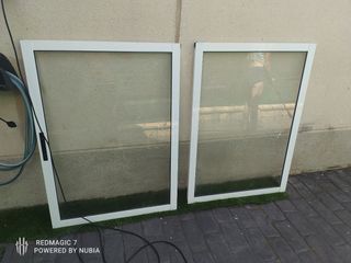 2 hojas ventana aluminio blanco