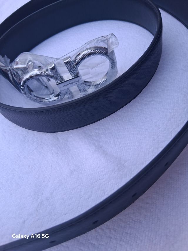 Cinturón Salvatore Ferragamo - Negro/Plata