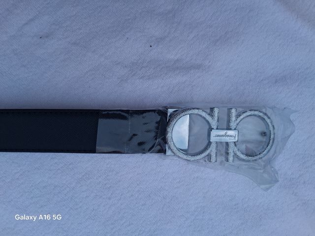 Cinturón Salvatore Ferragamo - Negro/Plata