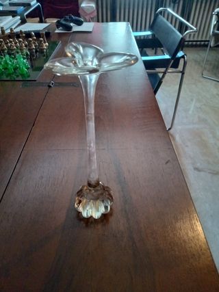 Vaso portafiori in vetro - vintage