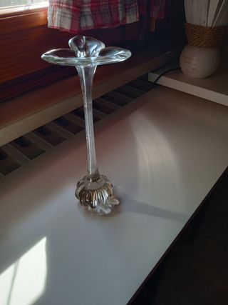 Vaso portafiori in vetro - vintage