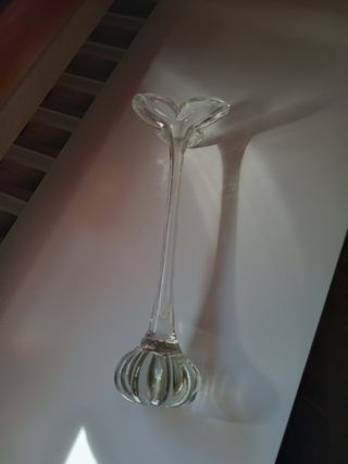 Vaso portafiori in vetro - vintage