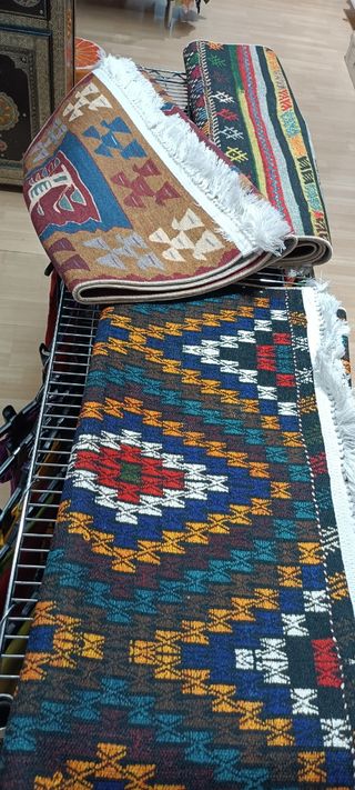 Alfombras kilim multicolor (120x180cm)