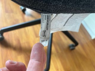 Silla oficina IKEA JÄRVFJÄLLET gris
