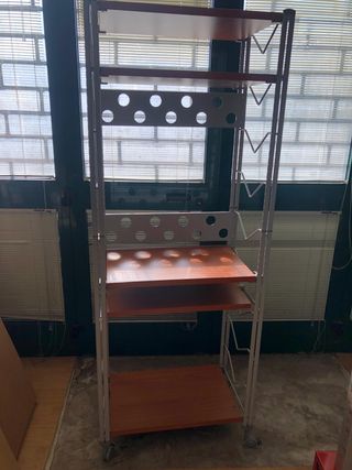 Scaffale PC - Metallo Legno