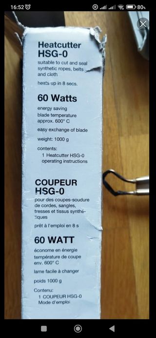 Cortador térmico alemán HSGM Heibschneider