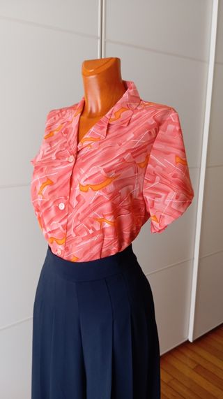 Blusa camisa vintage. Nueva