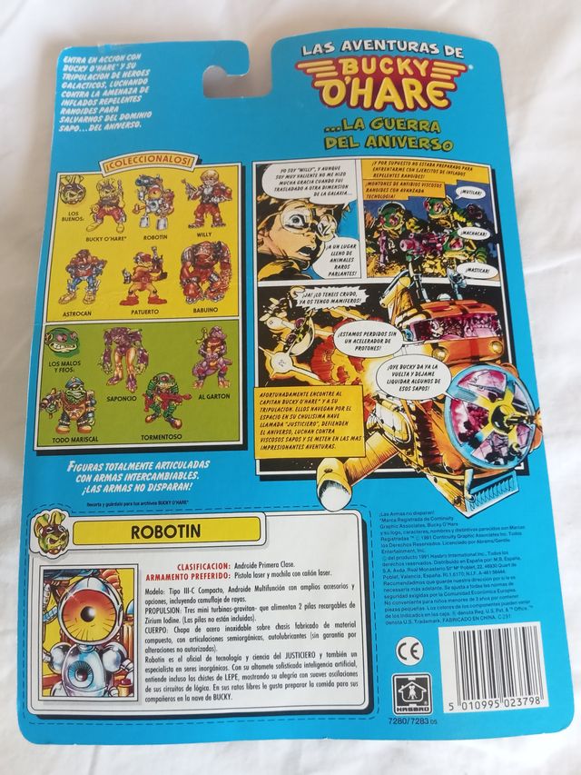 Figura de Bucky O'Hare Robotin Hasbro