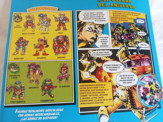 Figura de Bucky O'Hare Robotin Hasbro