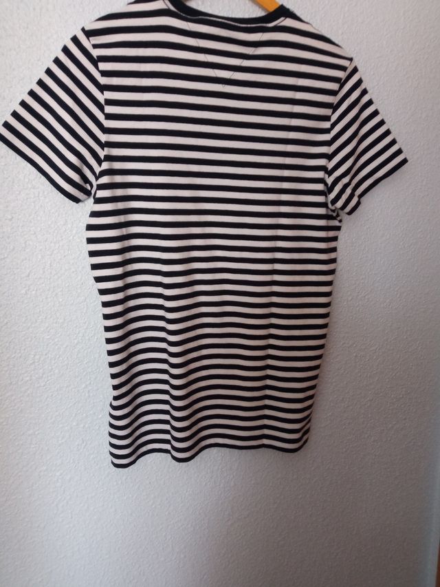 Camiseta Tommy Hilfiger rayas marino