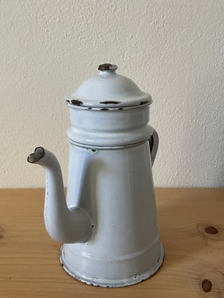 Caffettiera Francese Vintage Bianca
