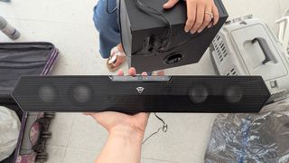 Amplificador y barra de sonido