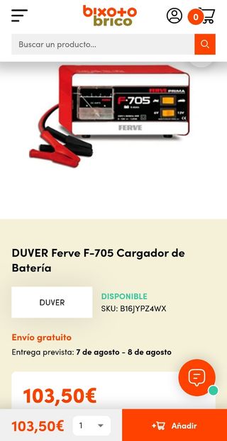  cargador de batería coches motos ferve F-705 