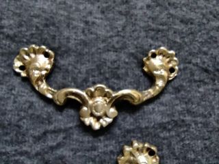 Tiradores vintage dorados