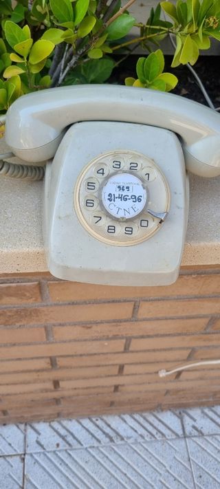 Teléfono antiguo - Gris beige