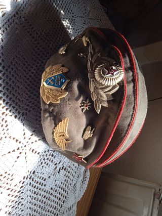 Gorro infantería soviet insignias militares URSS