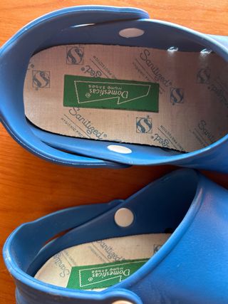 Zuecos Splendid azules