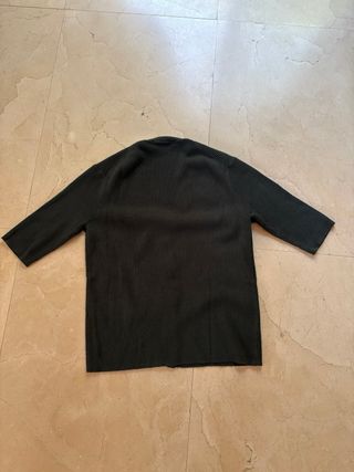 Cárdigan Zara Verde Oliva - Manga 3/4