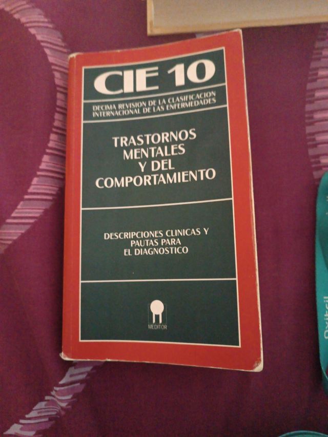 CIE-10. Trastornos mentales y del comportamiento 