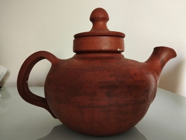 Tetera Terracota Marrón