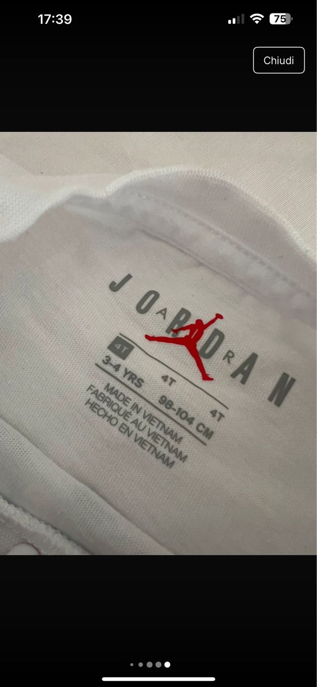 Completo Jordan Bambino: Maglietta e Pantaloncini